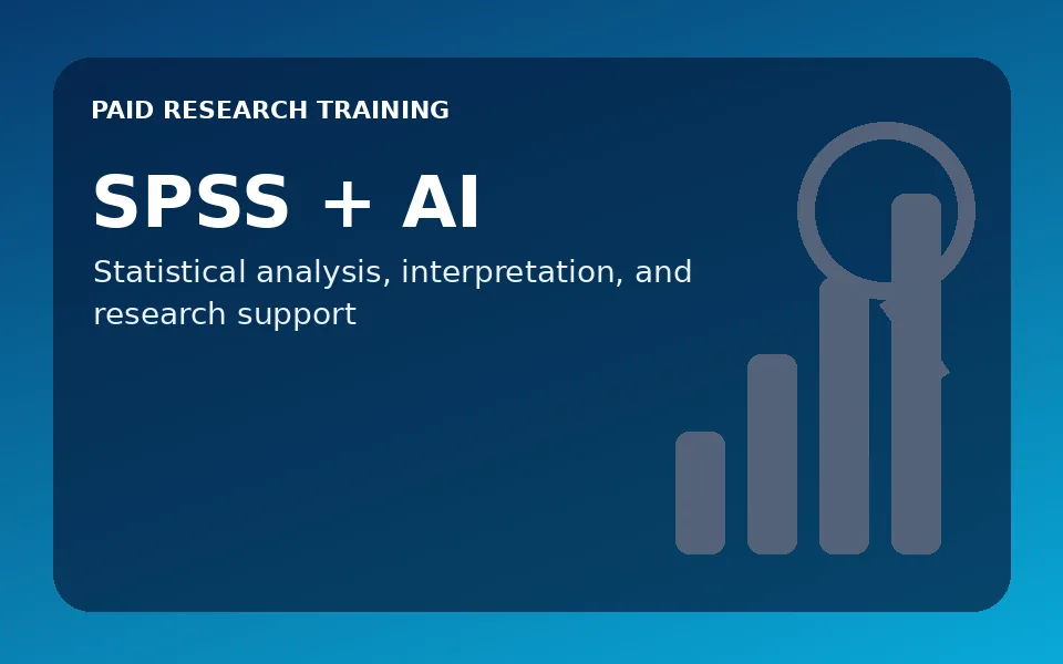SPSS & AI Research Training